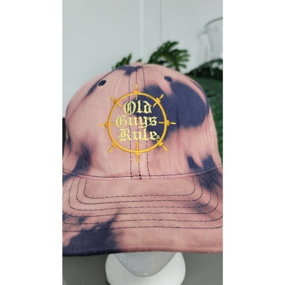 Old Guys Rule Custom Bleach-dyed Hat - Picture 3 of 8